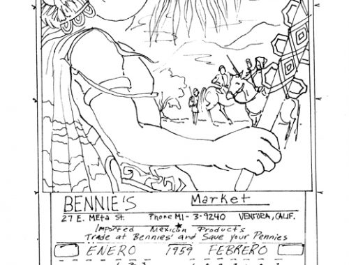 Bennie calendar panel 4